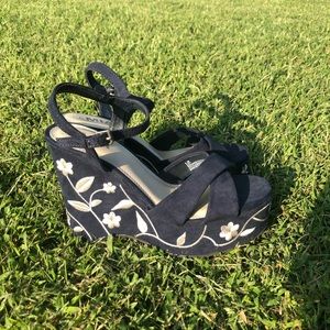 NWOT platform heels wedges